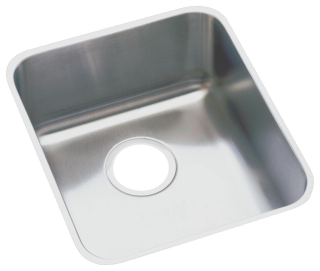 ELUHAD131655 Lustertone Classic Stainless Steel 16" Undermount ADA Sink