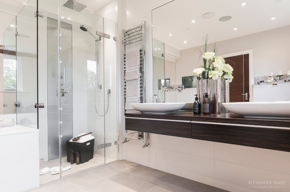 This is an example of a contemporary bathroom in Berkshire.
