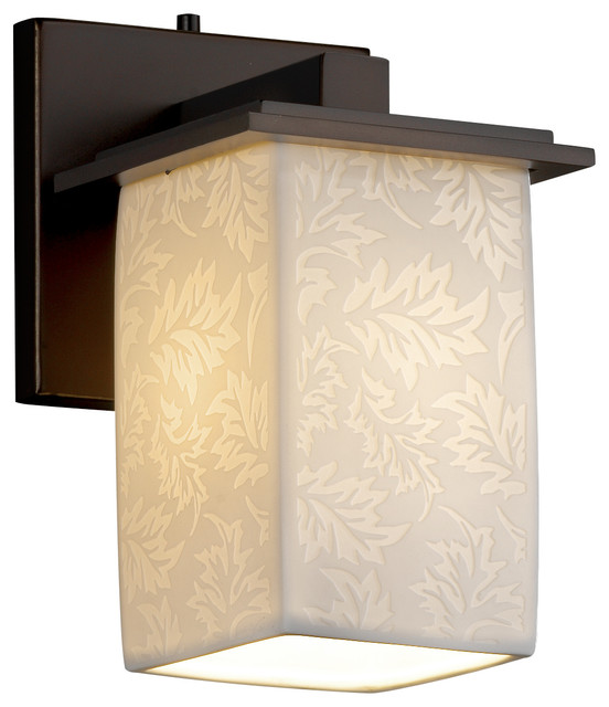 Limoges Montana Wall Sconce, Square With Flat Rim - Transitional - Wall Sconces - by Justice ...