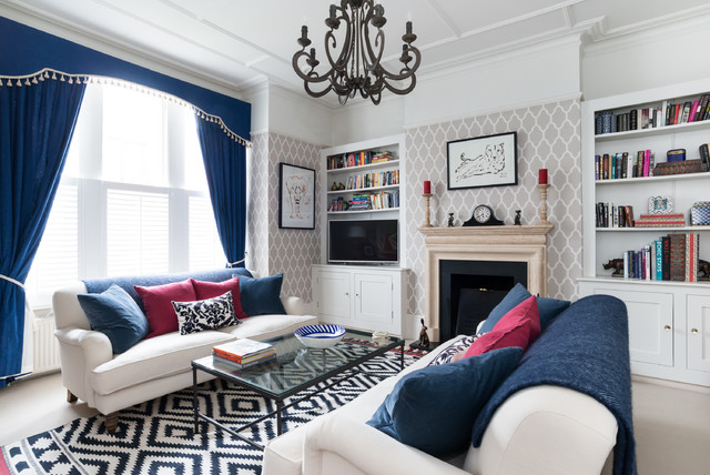 Drakefield Road, Wandsworth transitional-living-room