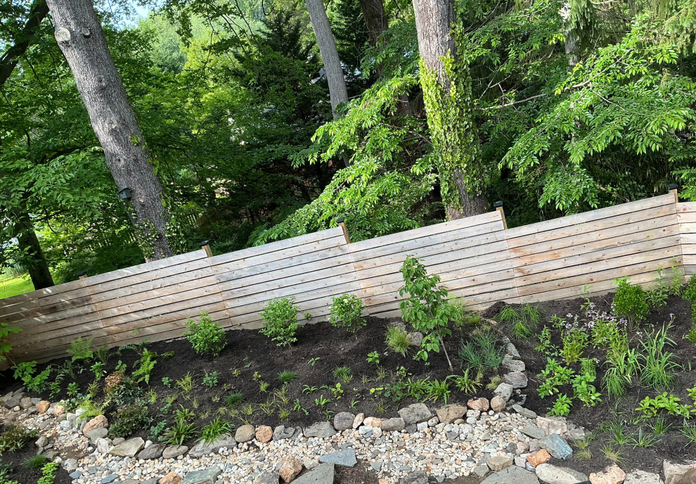 Conservation and rain gardens landscape