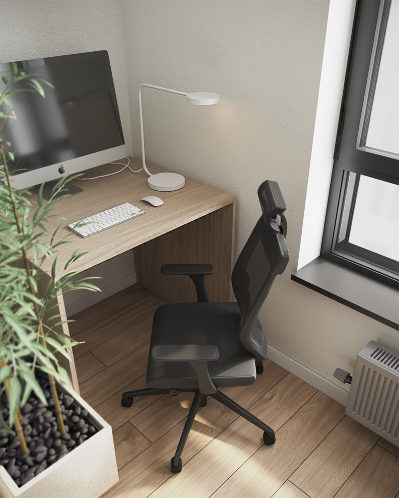 Рабочая зона в гостиной