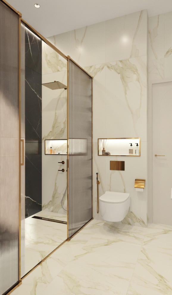 Двухэтажный дом в современной классике