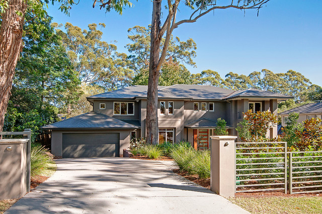 Turramurra trendy-hus-og-facade
