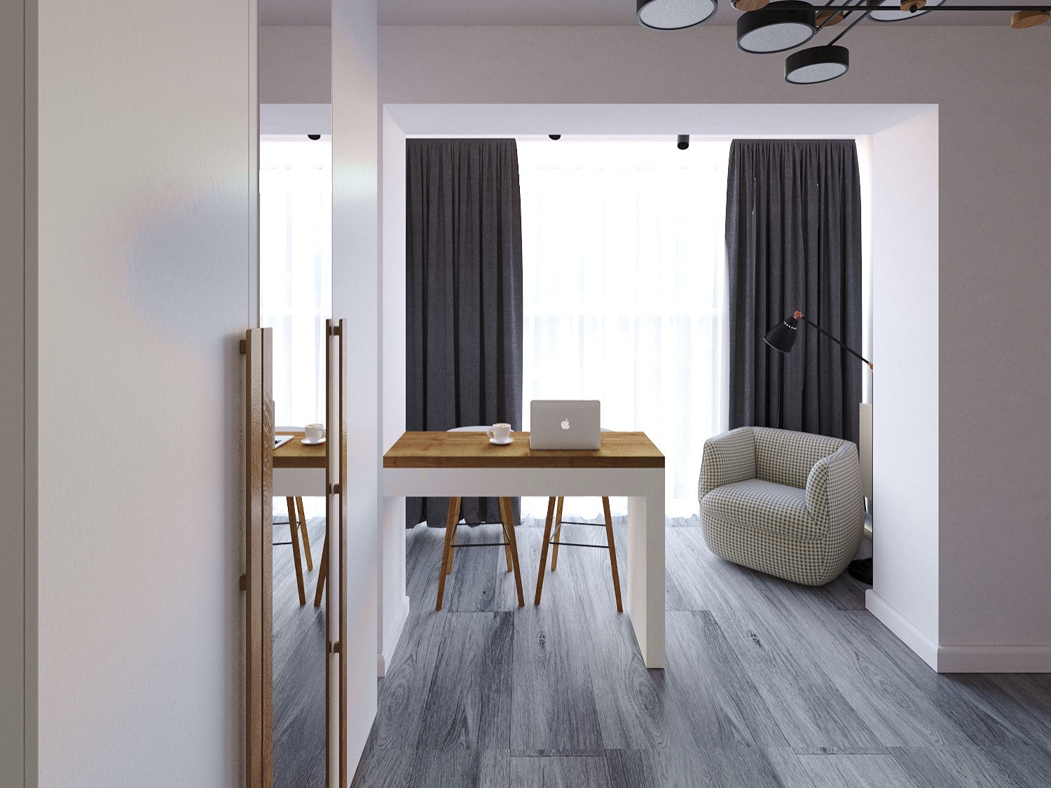 Квартира 34,3 кв м без санузла вариант 2