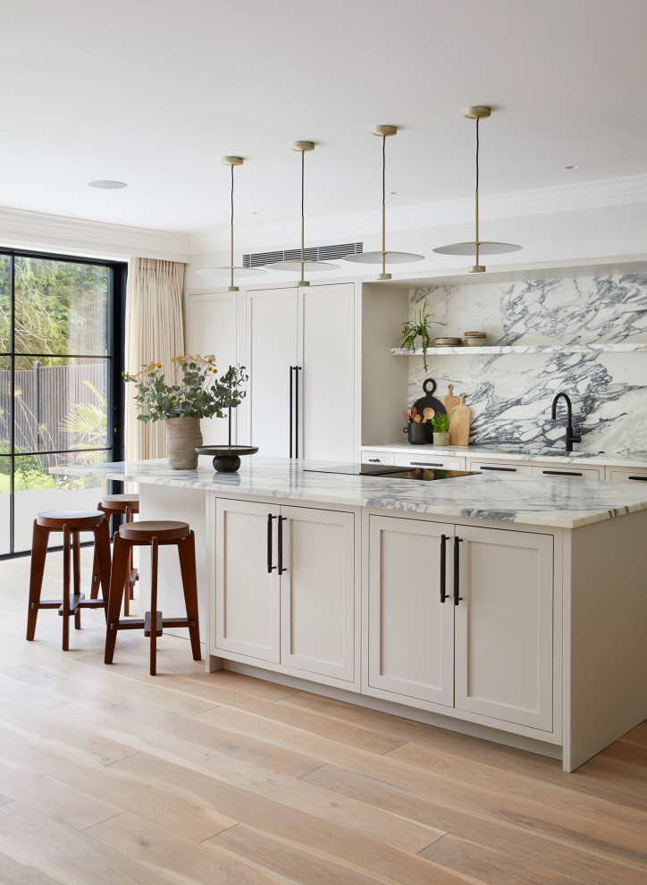 Danish kitchen photo in London