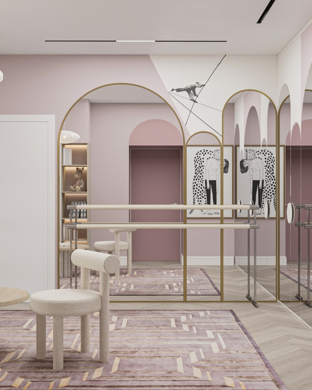 Gentle girl's bedroom