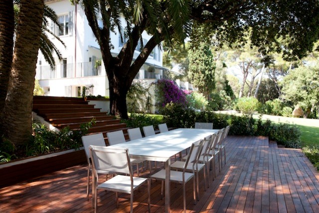 Formentera, Mallorca contemporary-uteplats