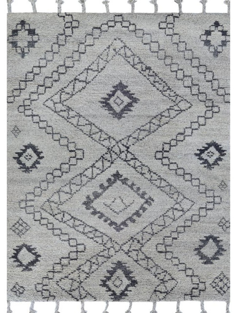 Andes Area Rug, Elevation Gray, Rectangle, 2'x4'