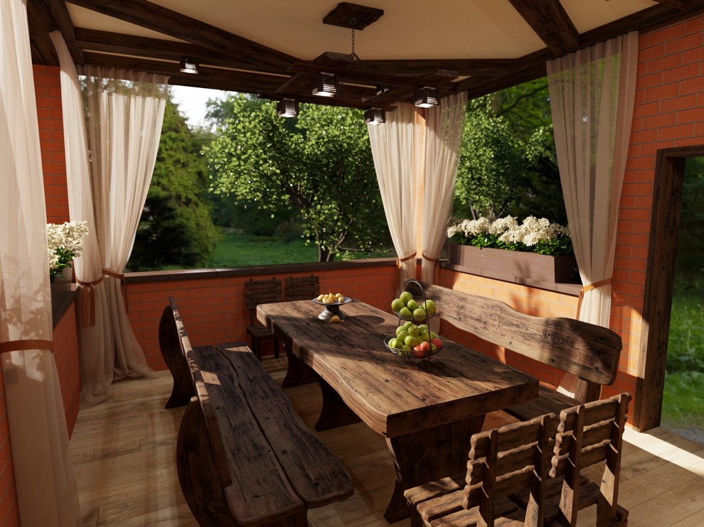 Беседка в загородном доме