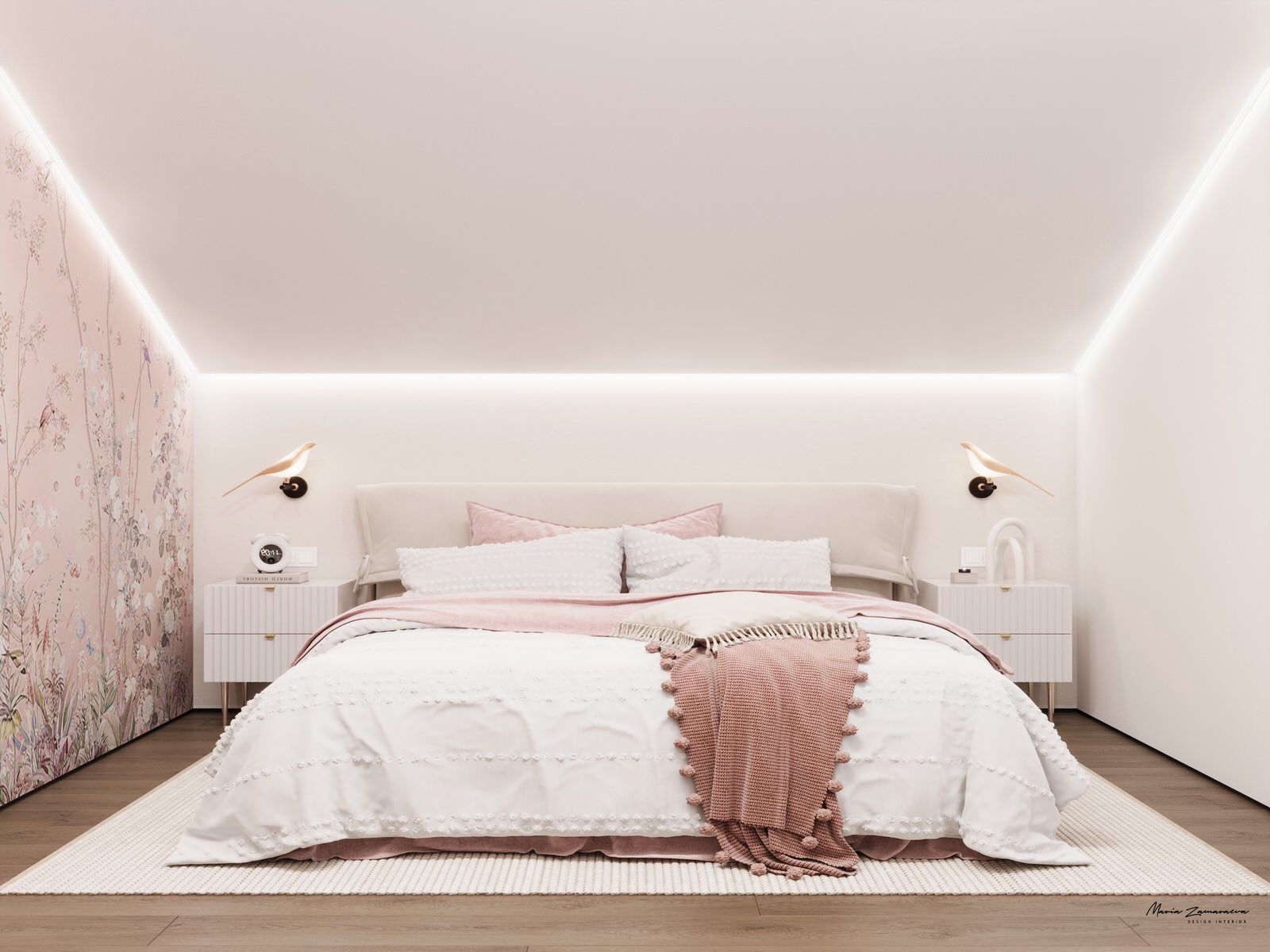 Дизайн-проект дома с камином