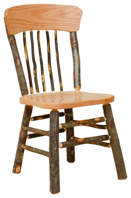 rustic hickory dining chairs