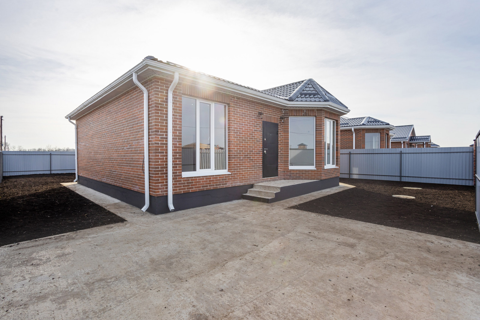 2022 Фотосъемка дома зимой застройщику 2