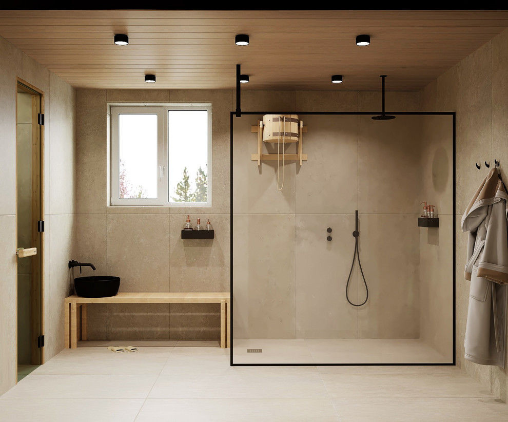 Баня в частном доме.