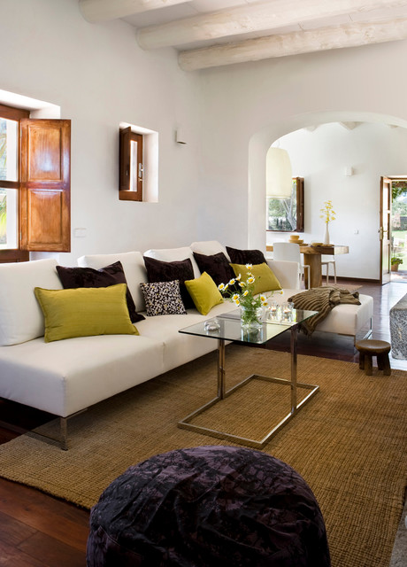 Casa en Ibiza mediterraneen-salon
