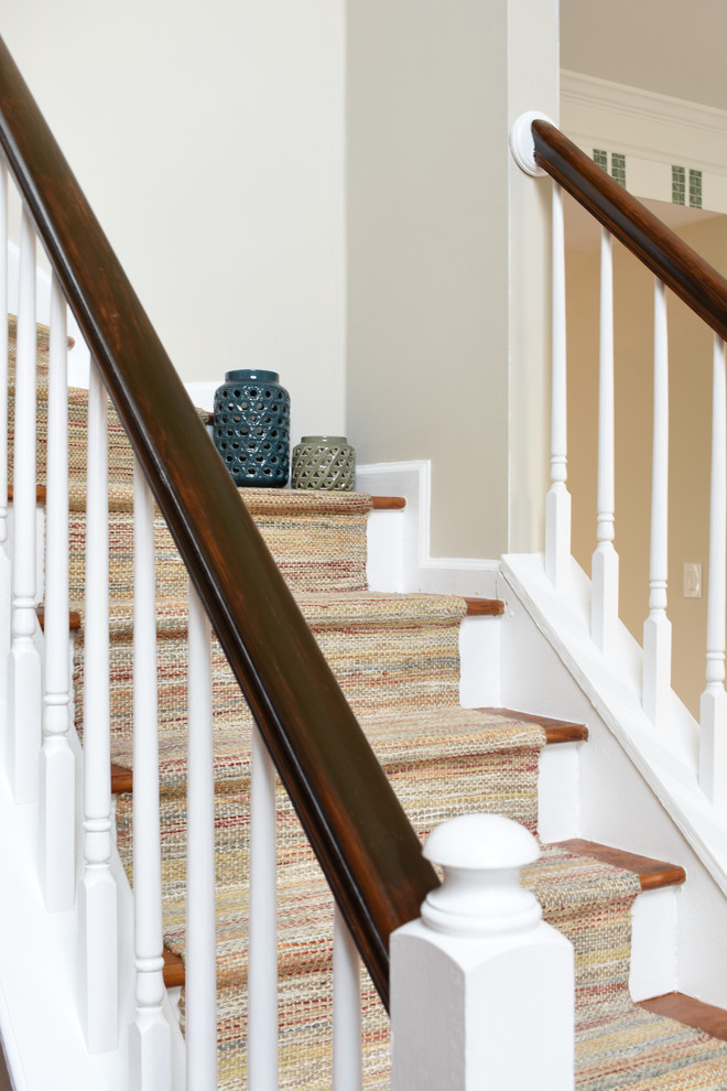 This is an example of a transitional staircase in Nashville.