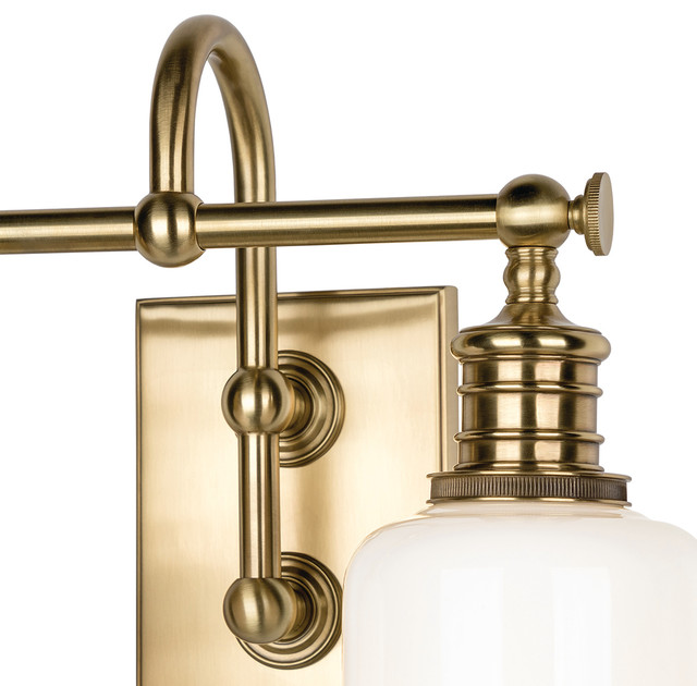 Keswick 2 Light Bath And Vanity With Opal Glossy Glass Shade Aged Brass - Bathroom Vanity Glass Shades Keswick 2 Light Bath And Vanity With Opal Glossy Glass Shade Aged Brass - Bathroom Vanity Glass Shades