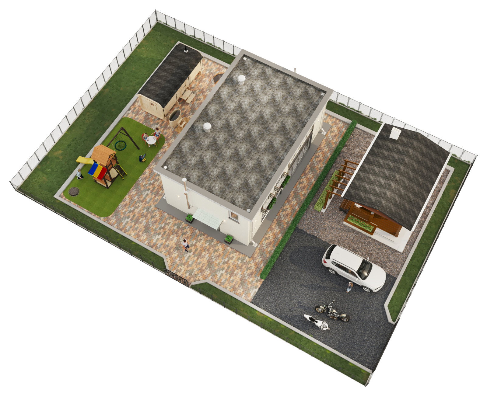 Частный дом 168 м2 в посёлке Романово-Лайф, Подмосковье