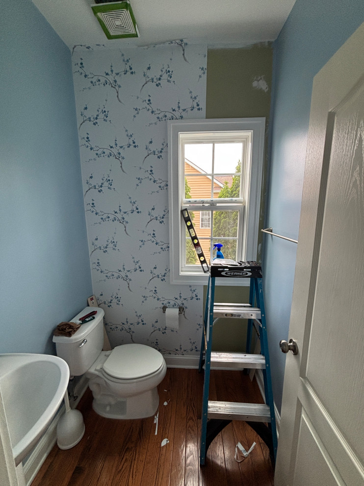 Serene Refresh: Hallway Powder Room Update