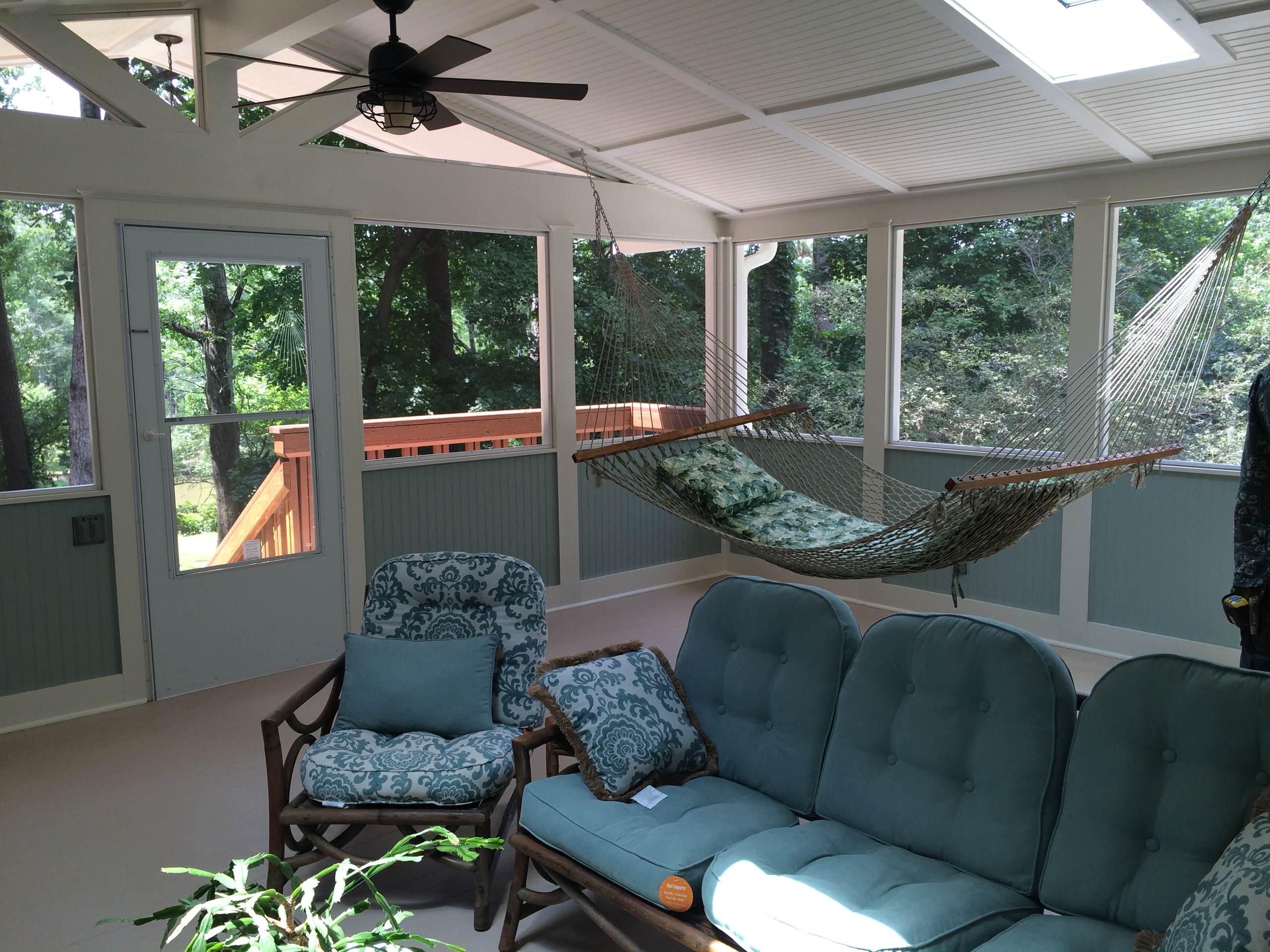 Second Story Screened In Porch