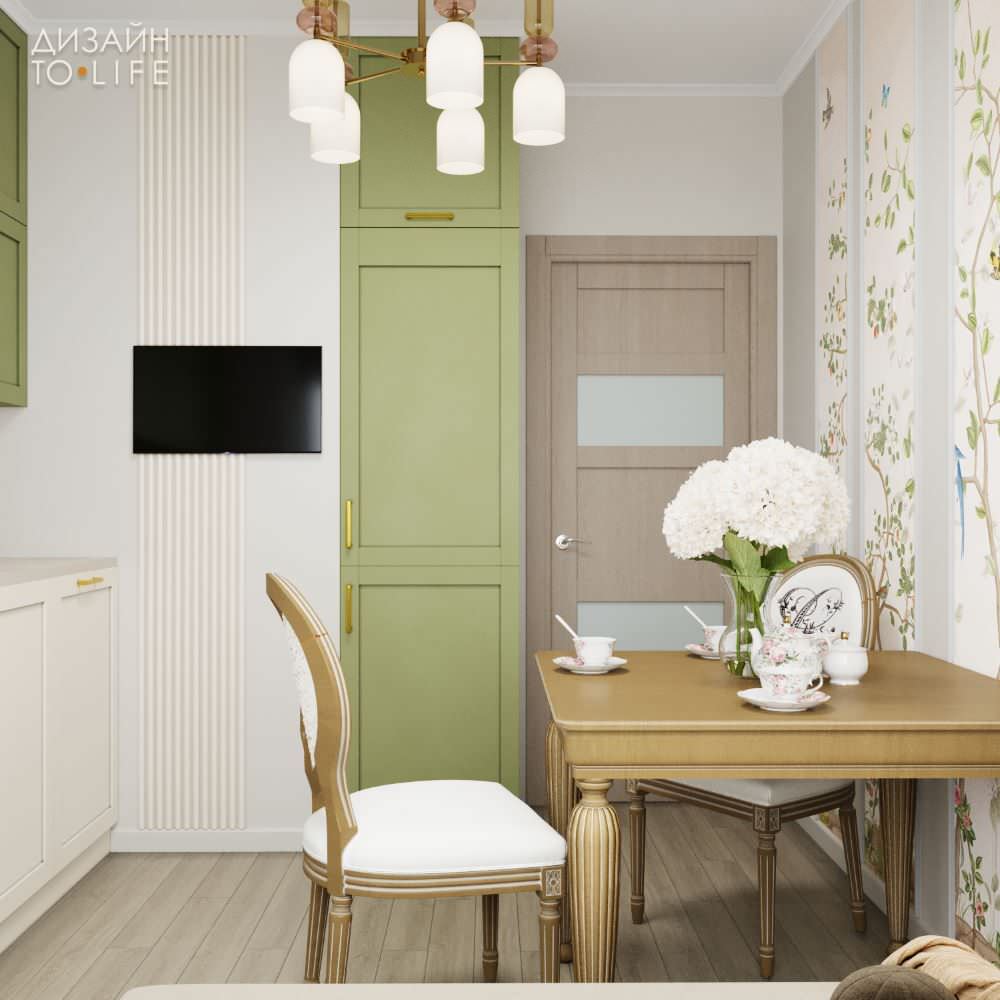 Квартира в стиле современного шинуазри