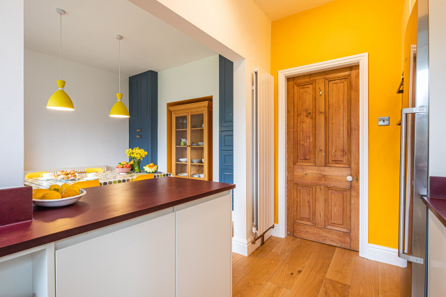 Compact Kitchen with Colour contemporary-kitchen