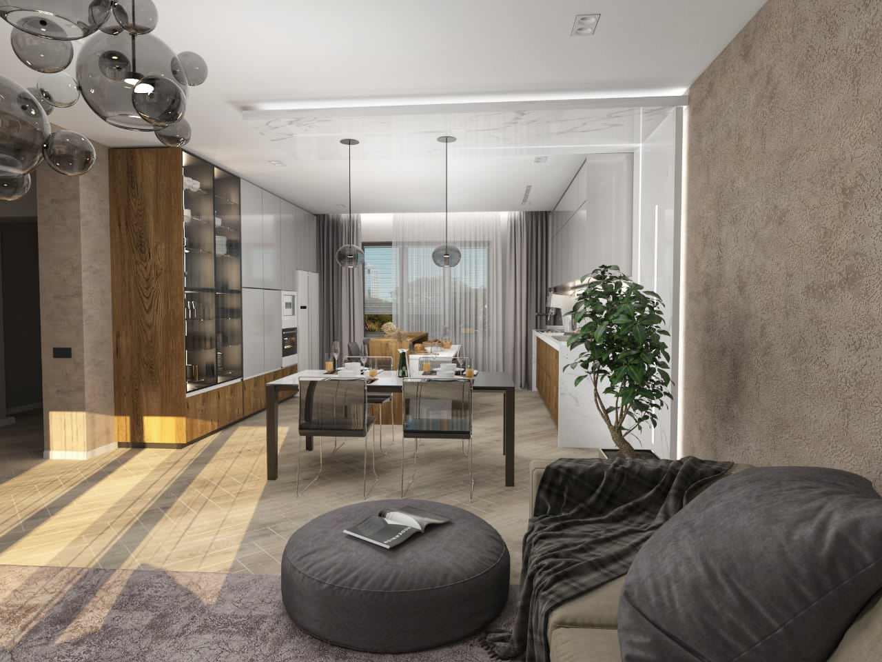 Небольшой домик в пригороде.