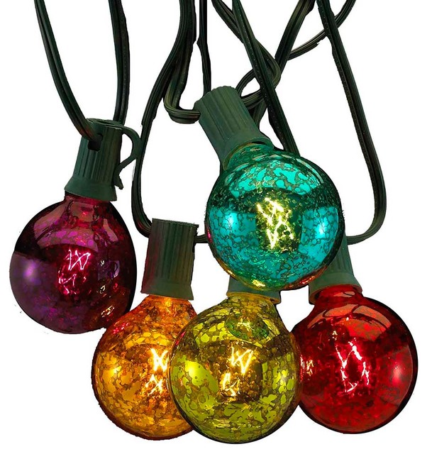 UL 10-Light G50 C7 Multi-Colored Novelty Light Set - Traditional ...