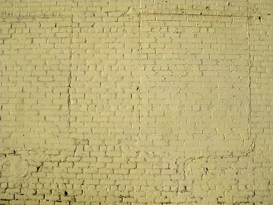 White Brick Wall Mural