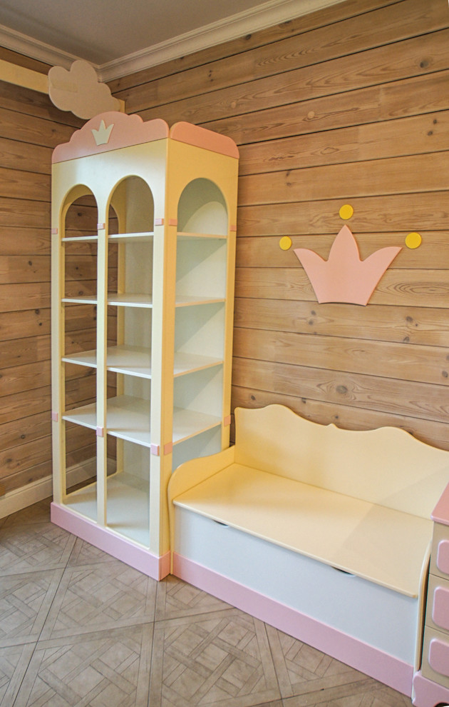 Детская с замком в загородном доме