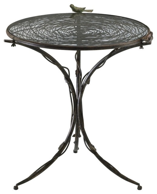 Muted Rust 31.5in. Bird Bistro Table