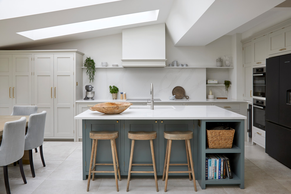 Muswell Hill Edwardian Family Home - Transitional - Kitchen - London ...