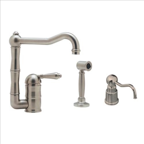 Rohl AKIT36082LMWSSTN 2 Kitchen Faucet Traditional Kitchen Faucets   Home Design 