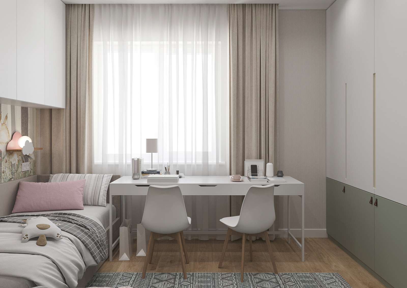 Спальня для девочек 4