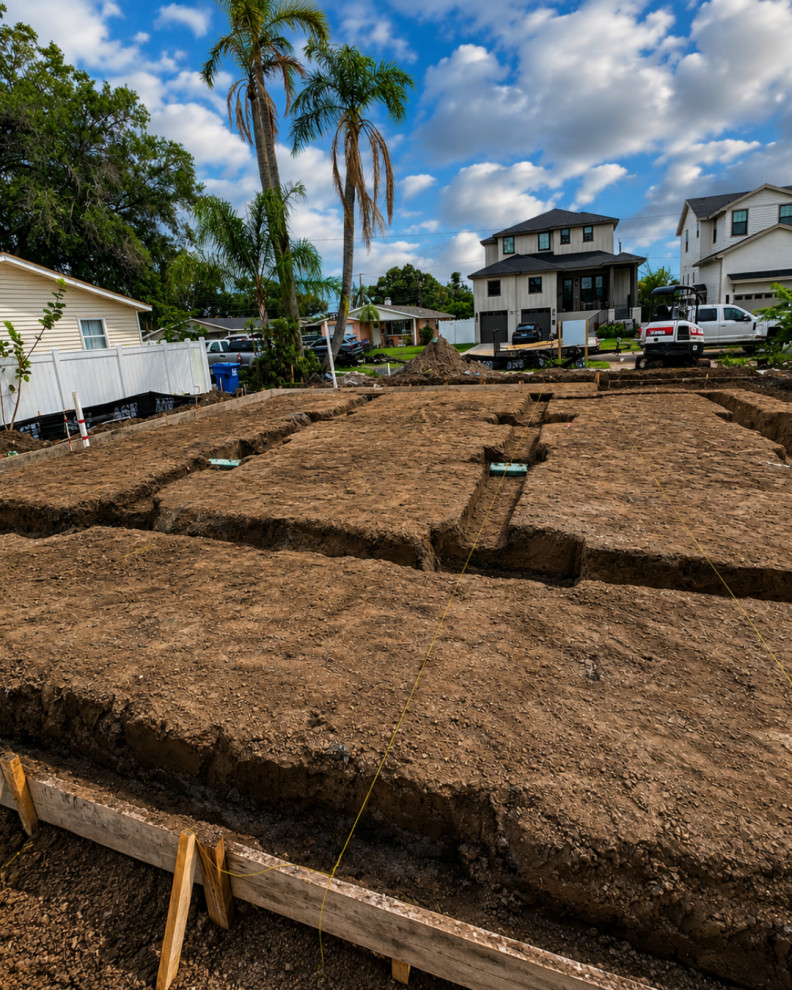 HUD Residential Home Rebuild — Slab Complete & Structural Framing Underway