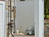 Beach Style Deck by Melissa McLay Interiors