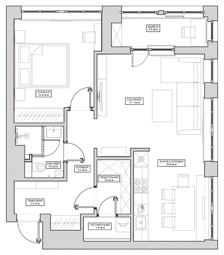 Квартира Родной город Воронцовский парк