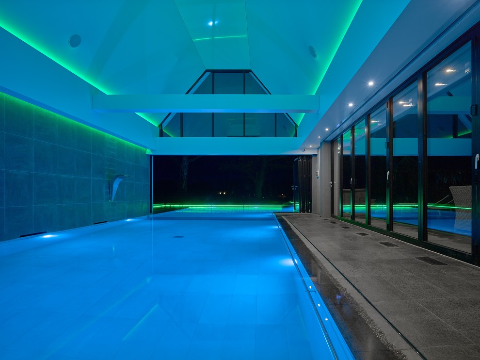 Photo of a contemporary pool in Manchester.
