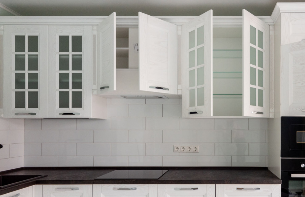 Кухня Кантри в белом цвете