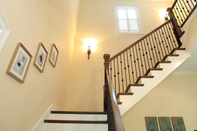 Davis Islands Canal Home mediterraneen-escalier