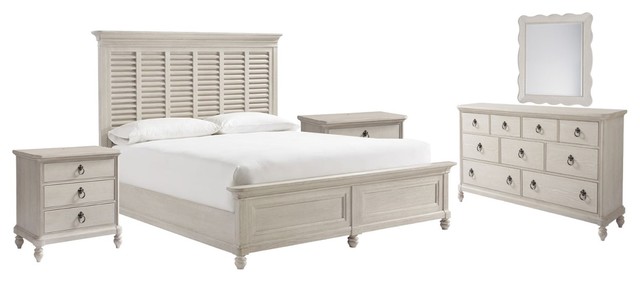 Paula Deen Home Cottage 5 Piece Panel Bedroom Set Bluff Option 2