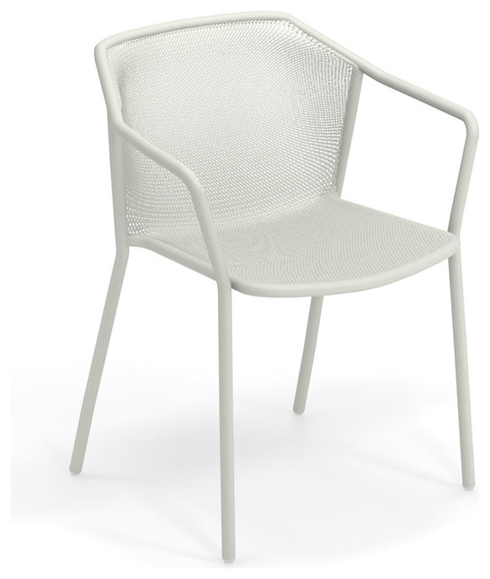 Emu Darwin Steel Outdoor Armchair Set Of 4 Contemporary Outdoor Dining Chairs By Emu