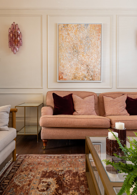 Highgate House sekelskiftes-vardagsrum