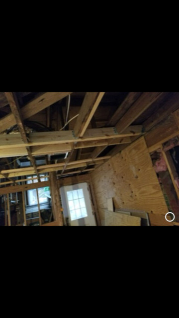 Ceiling/floor beams and Wood Blocking