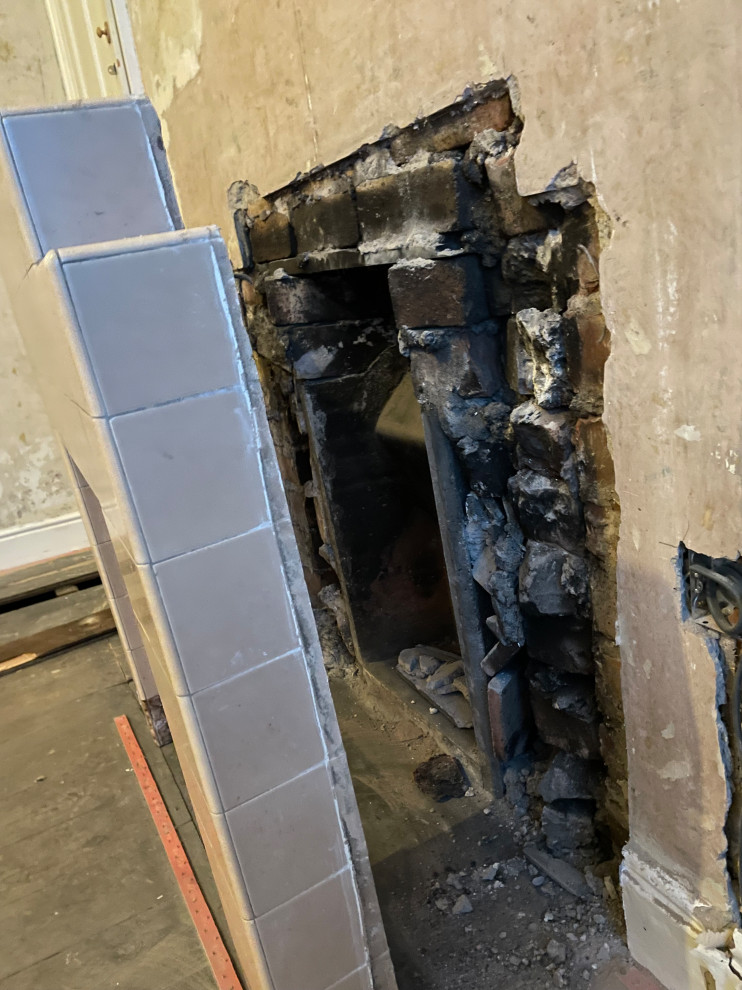 Fireplace removal is this safe for a few days? Houzz UK