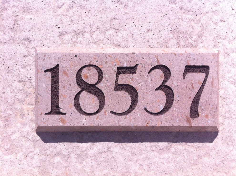 Address Stone Marker