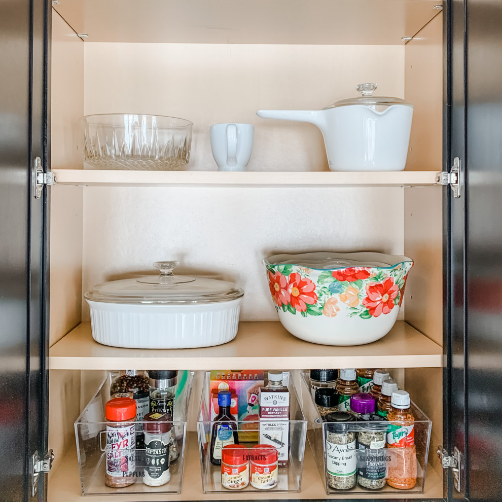 Organized Kitchen Cabinet
