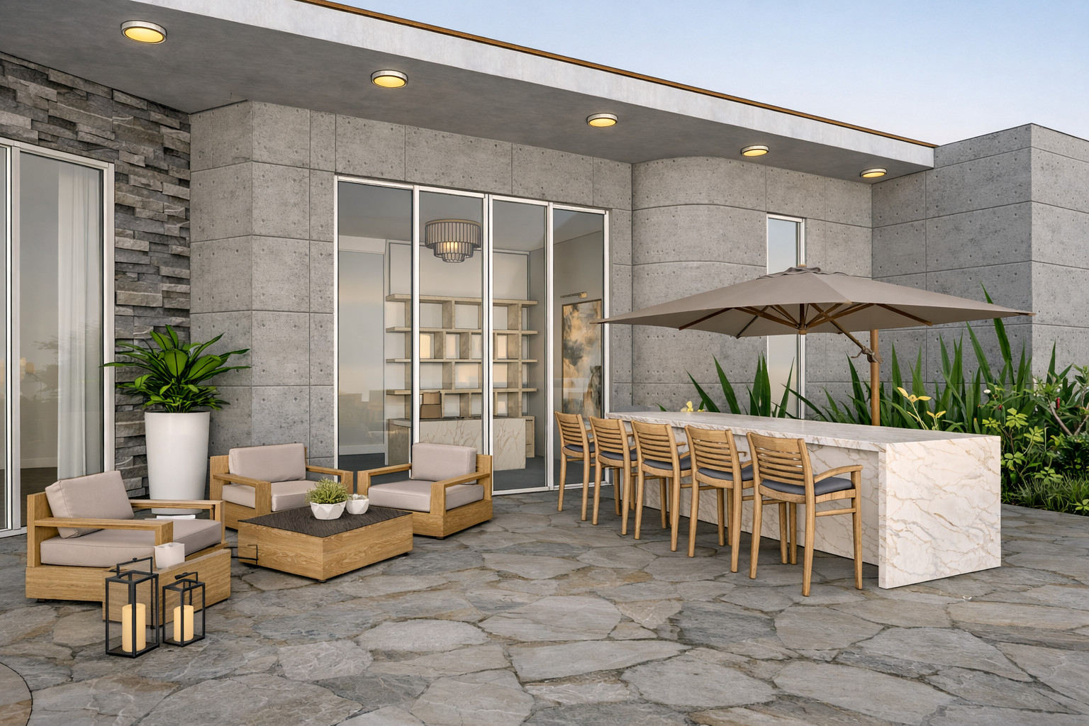 Luxury Home Office & Outdoor Sanctuary