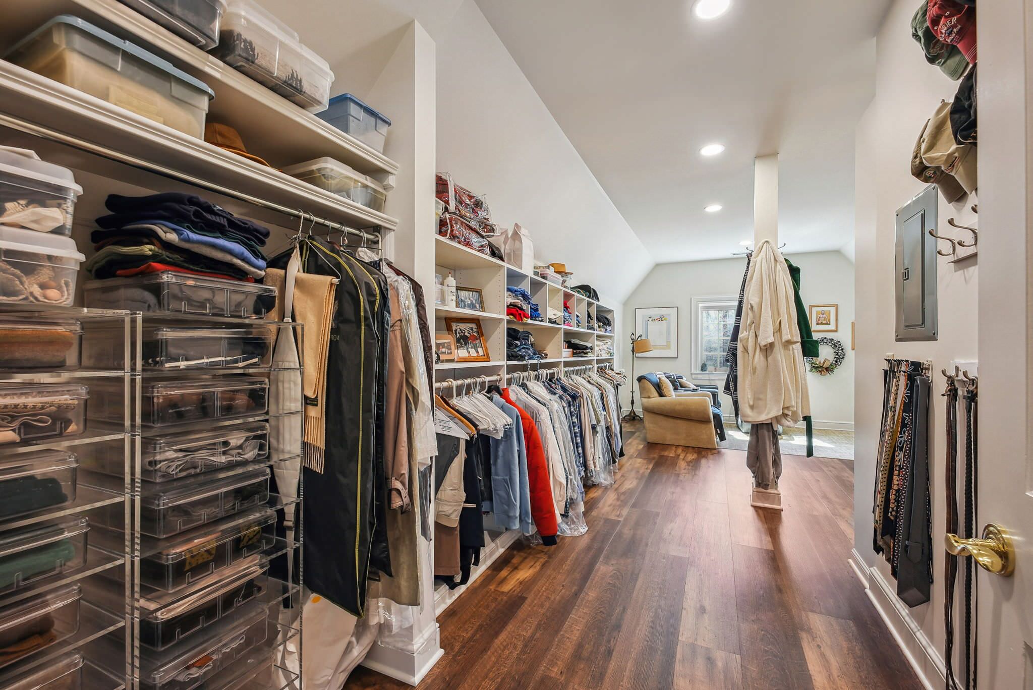 Luxurious Walk-In Closet Design - Country Club Builders & Remodelers