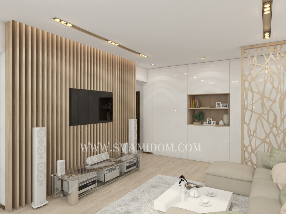 Концептуальный минимализм в светлых тонах